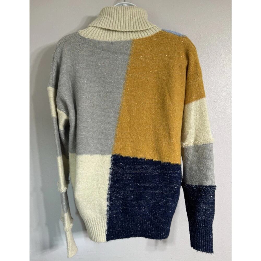 La Maille FRNCH Paris Sweater Turtleneck Women’s Small Pullover Chunky Rib NEW - Picture 4 of 8